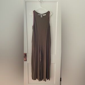 NATURAL LIFE Olive green Wide-Leg Jumpsuit